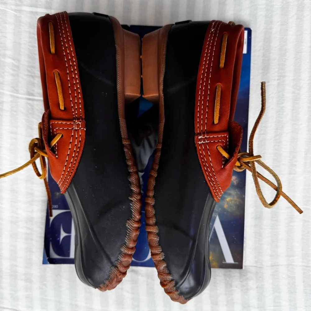 Eddie Bauer Black and Brown Duck Boots - Picture 8 of 10
